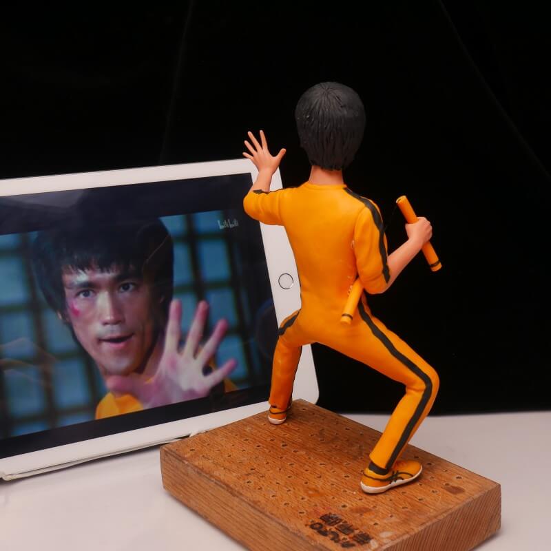 Bruce Lee Clay Sculpture