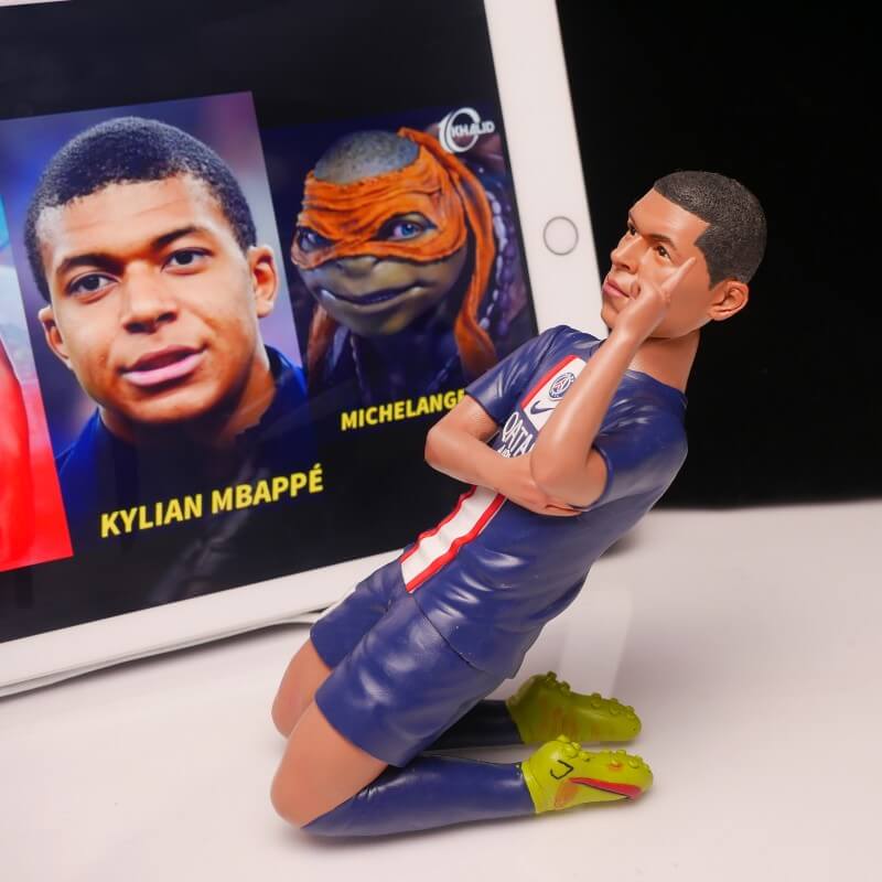 Mbappé Clay Sculpture