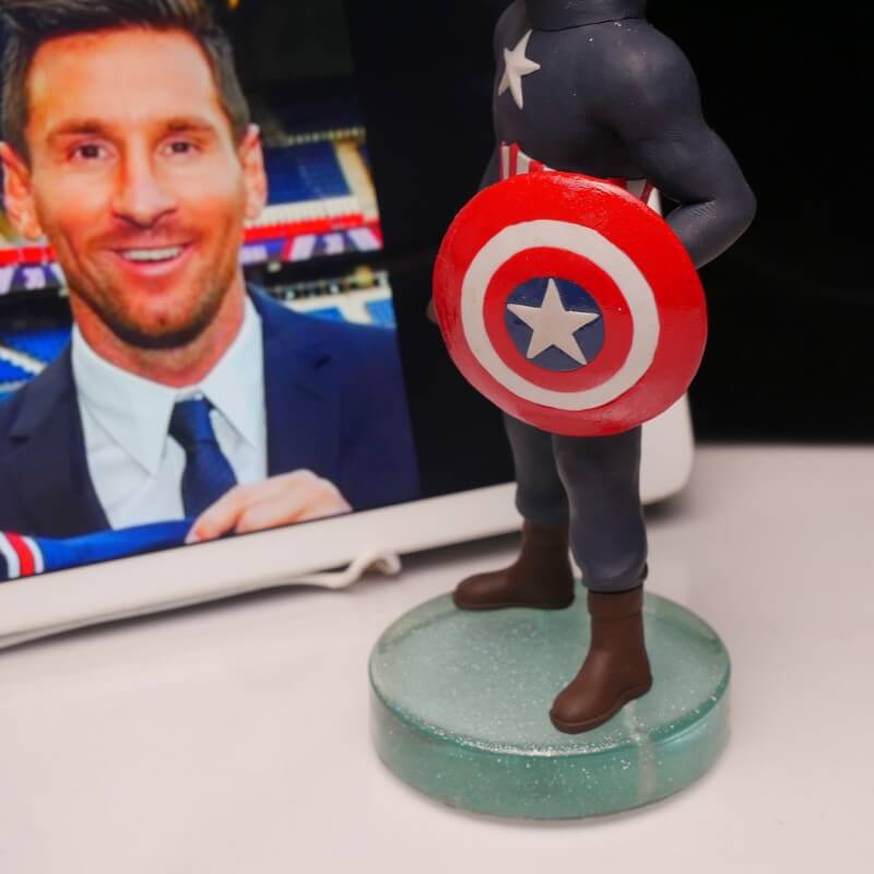 Messi of Iron Man Clay Sculpture