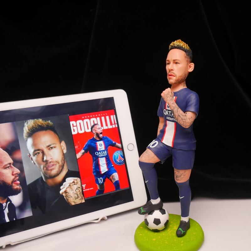 Neymar Jr Clay Sculpture