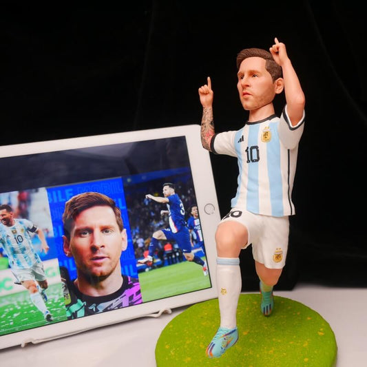 Messi Clay Sculpture