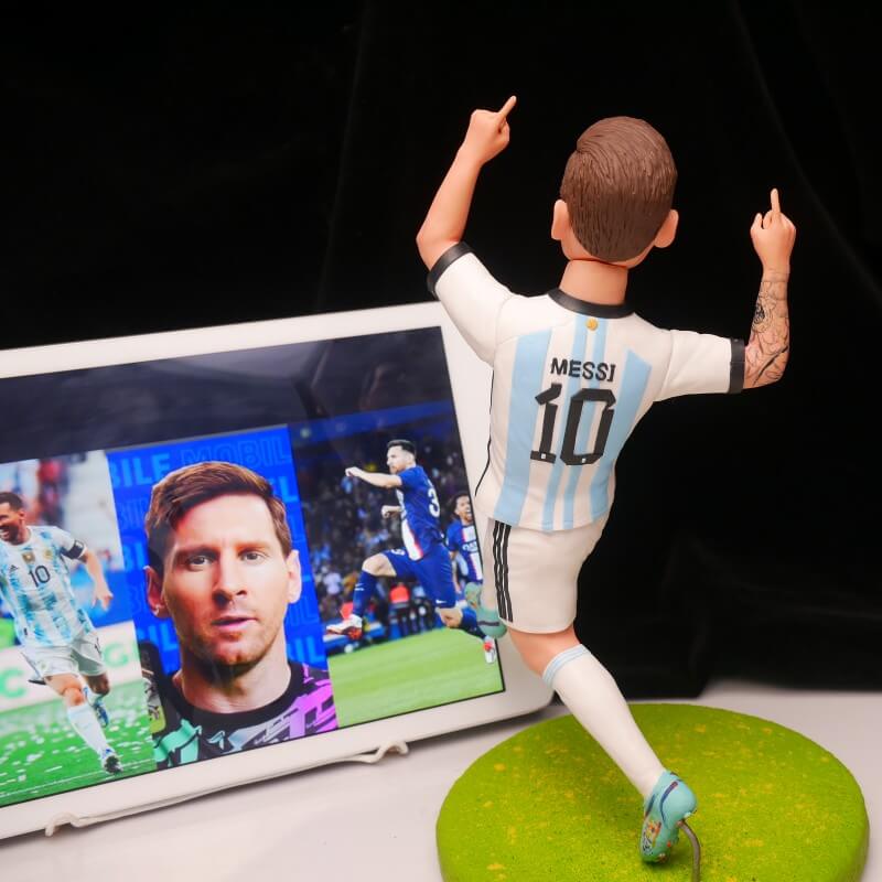 Messi Clay Sculpture