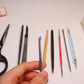 10-piece clay modeling tools set